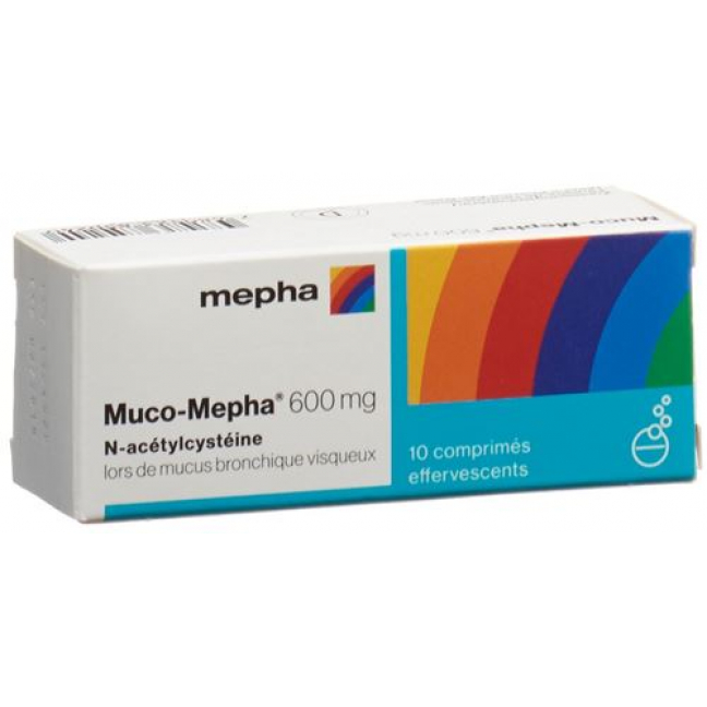 Муко-Мефа 600 мг 10 шипучих таблеток