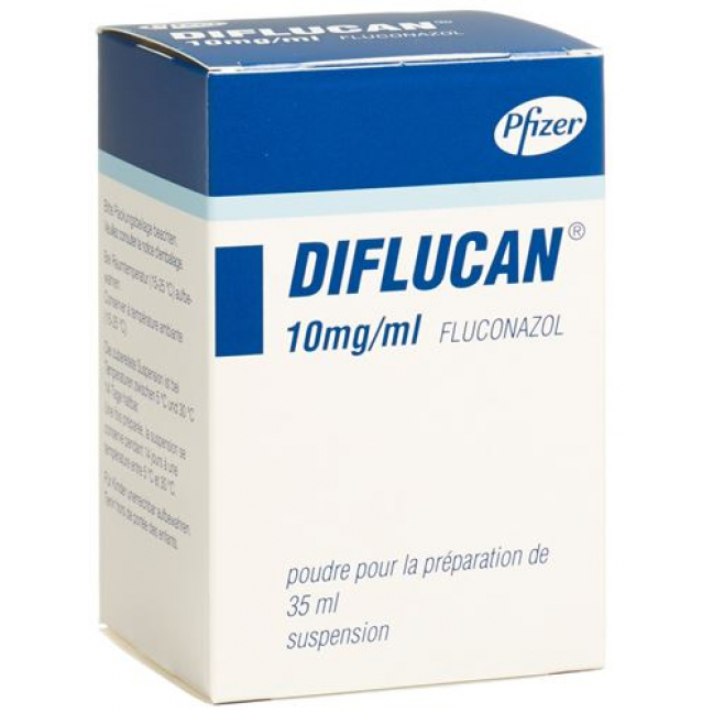 Дифлюкан порошок для приготовления суспензии 10 мг/мл флакон 35 мл 
