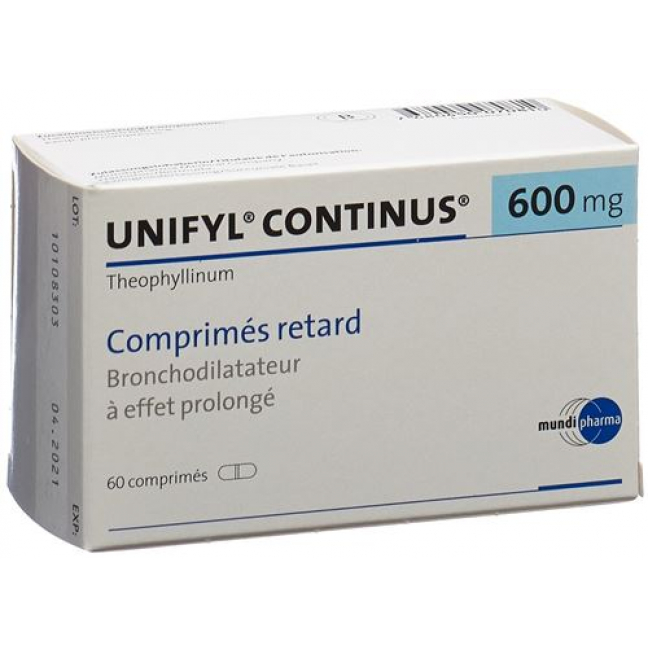 Unifyl Continus 600 mg 60 Retard tablets