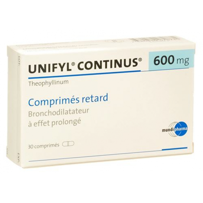 Unifyl Continus 600 mg 30 Retard tablets 