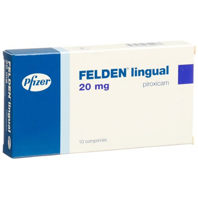 Фельден 20 мг 10 лингвальных таблеток