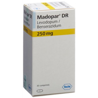 Мадопар ДР 250 мг 30 таблеток пролонгированного действия