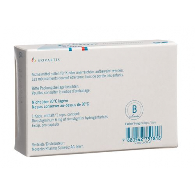 Exelon 6 mg 112 Kaps