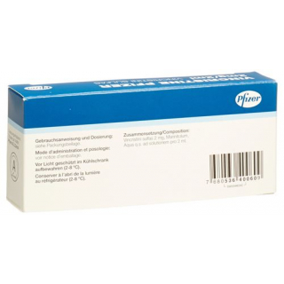 Винкристин Пфайзер 2 мг / 2 мл 5 флаконов по 2 мл