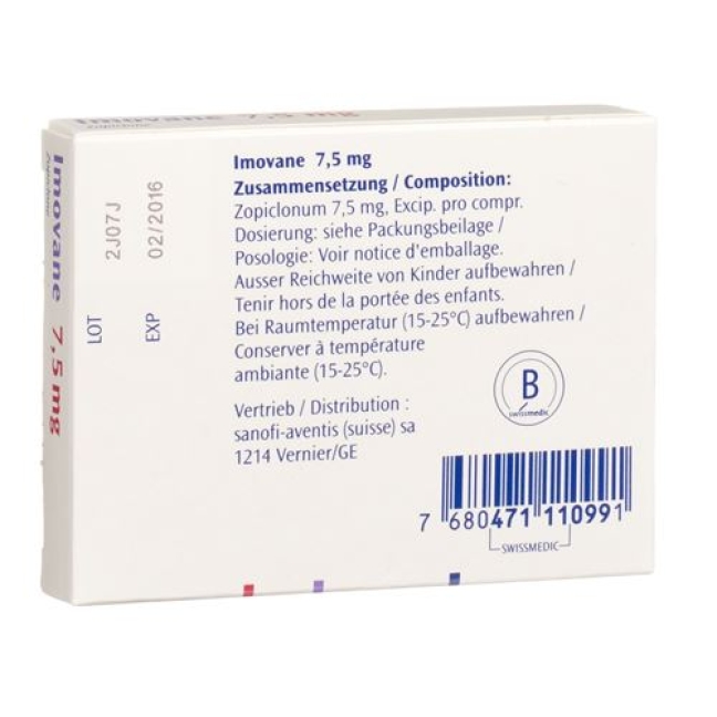 Імован таблетки плівка 7,5 мг 30 шт Імован таблетки плівка 7,5 мг 30 шт