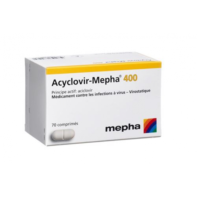 Ацикловир Мефа 400 мг 70 таблеток
