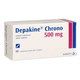 Депакин Хроно 500 мг 60 таблеток покрытых оболочкой (делимые)