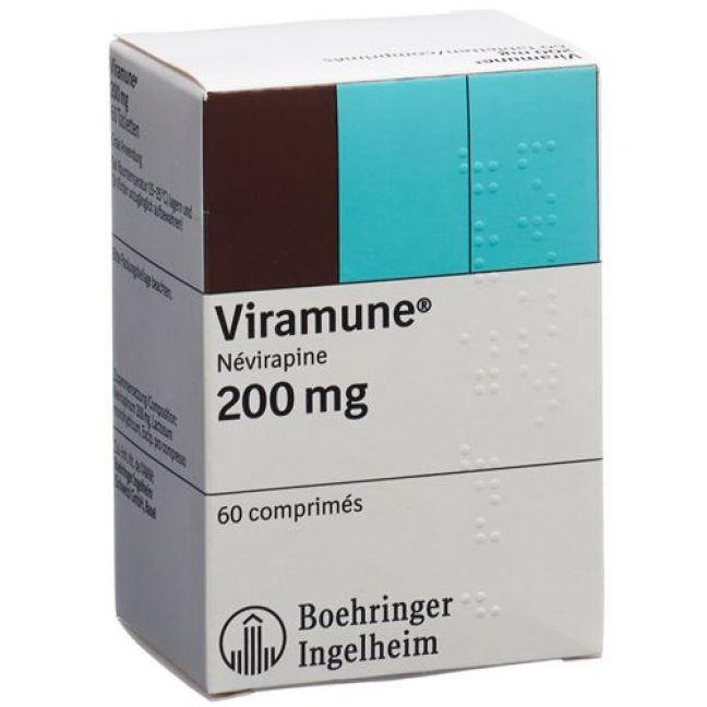 Вирамун 200 мг 60 таблеток
