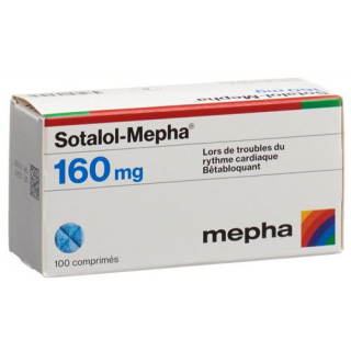 Соталол Мефа 160 мг 100 таблеток 