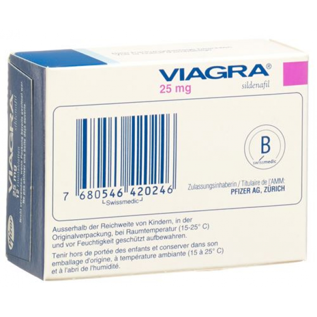 Виагра 25 мг 12 таблеток покрытых оболочкой