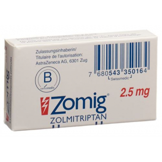 Зомиг 2,5 мг 12 таблеток покрытых оболочкой 