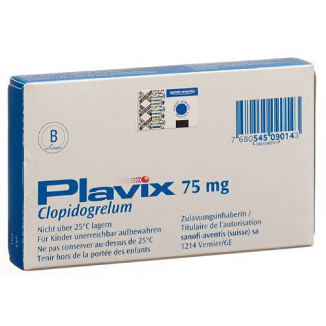 Плавикс 75 мг 28 таблеток 