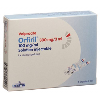 Орфирил раствор для инъекций 300 мг / 3 мл 5 ампул по 3 мл