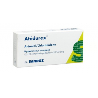 Атедурекс 100/25 мг 10 таблеток покрытых оболочкой