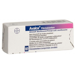 Авалокс 400 мг 10 таблеток покрытых оболочкой 