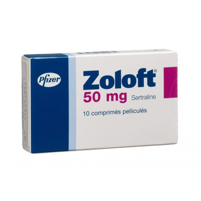 Золофт 50 мг 10 таблеток покрытых оболочкой 
