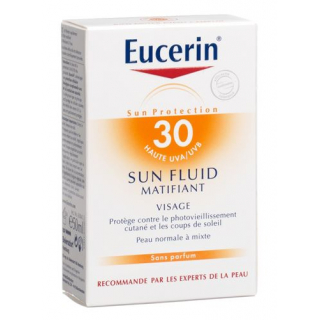 Eucerin Sun Fluid Mattierend Gesicht LSF 30 50мл