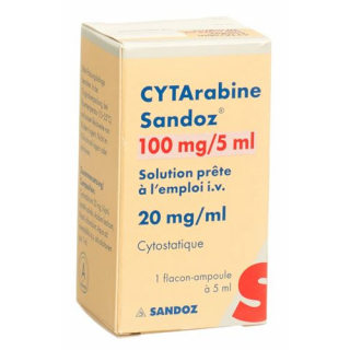 Цитарабин Сандоз раствор для инъекций 100 мг / 5 мл флакон 5 мл 