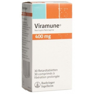 Viramune 400 mg 30 Retard tablets