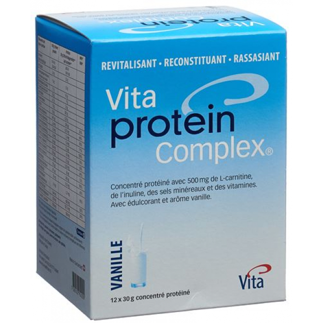 Вита Протеин Комплекс ванильный порошок 12 пакетиков 30 г