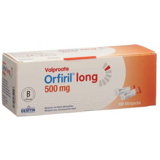 Орфирил Лонг 500 мг 100 мини-пакетов с мини-таблетками ретард