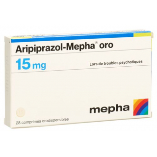 Арипипразол Мефа Оро 15 мг 28 таблеток диспергируемых в полости рта