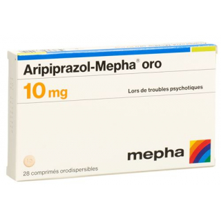 Арипипразол Мефа Оро 10 мг 28 таблеток диспергируемых в полости рта