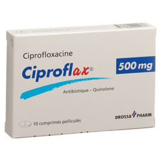 Ципрофлакс 500 мг 10 таблеток покрытых оболочкой