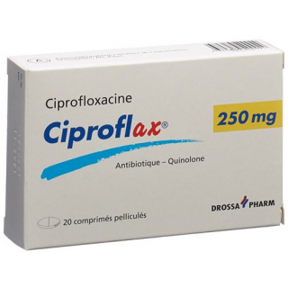 Ципрофлакс 250 мг 20 таблеток покрытых оболочкой