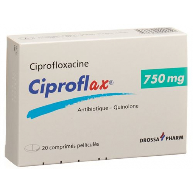 Ципрофлакс 750 мг 20 таблеток покрытых оболочкой