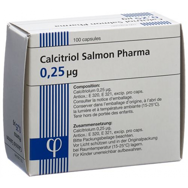Кальцитриол Салмон 0.25 мкг 100 капсул