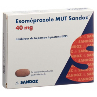 Эзомепразол МУТ Сандоз 40 мг 14 таблеток покрытых оболочкой