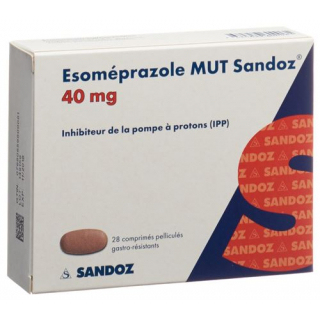 Эзомепразол МУТ Сандоз 40 мг 28 таблеток покрытых оболочкой