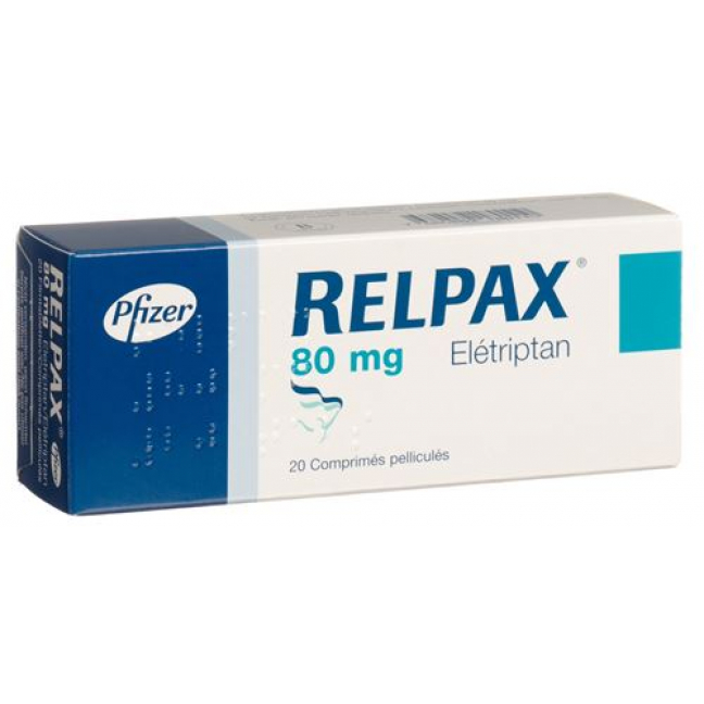 Релпакс 80 мг 20 таблеток покрытых оболочкой