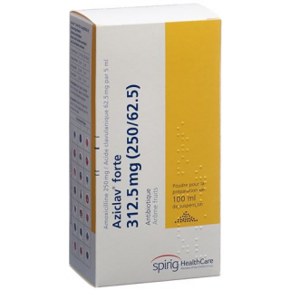 Азиклав Форте порошок 312,5 мг для приготовления пероральной суспензии  флакон 100 мл