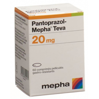 Пантопразол Мефа Тева 20 мг 60 таблеток покрытых оболочкой