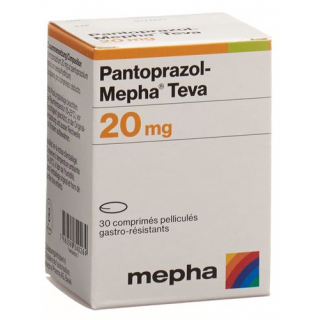 Пантопразол Мефа Тева 20 мг 30 таблеток покрытых оболочкой