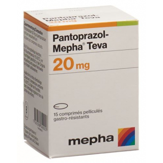 Пантопразол Мефа Тева 20 мг 15 таблеток покрытых оболочкой