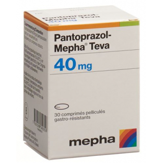 Пантопразол Мефа Тева 40 мг 30 таблеток покрытых оболочкой