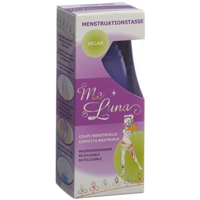 Menstrual Cup Sport XL Ring Blue-Violet Me Luna