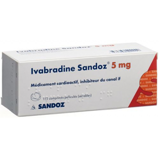 Ивабрадин Сандоз 5 мг 112 таблеток покрытых оболочкой