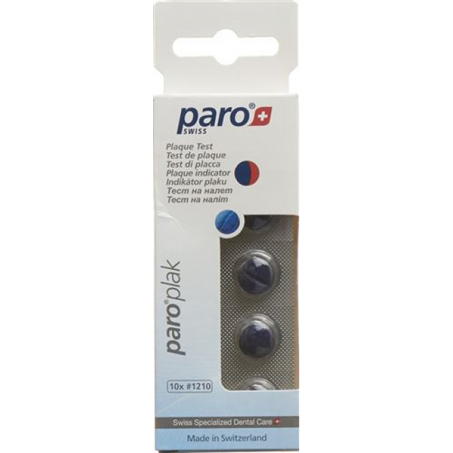 Paro Plak 2-Farben в таблетках, Rot/Blau 10 штук