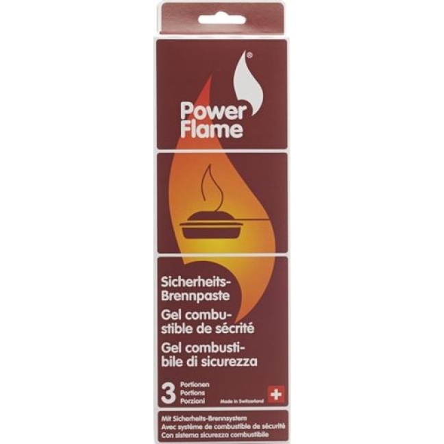 Безпечна паливна паста Powerflame 3 х 80 г
