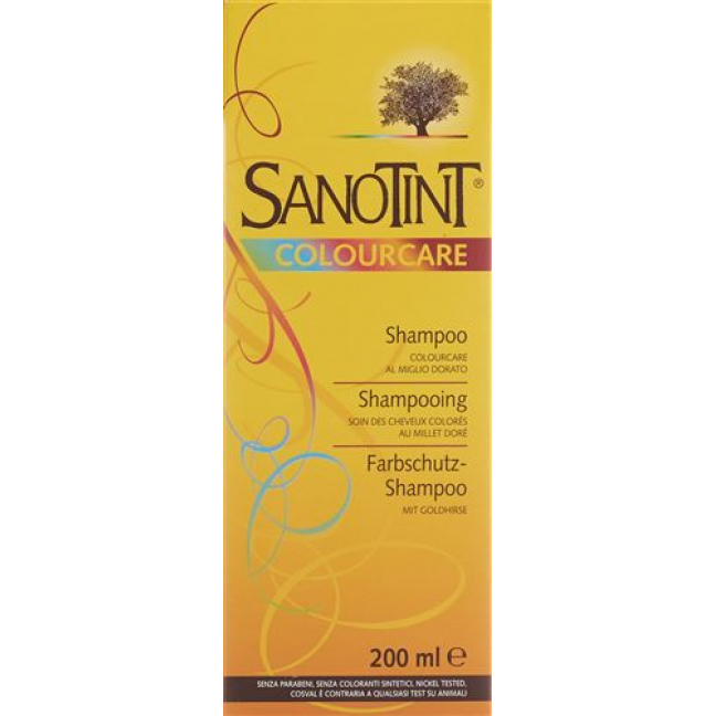 Sanotint Farbschutz-Shampoo mit Goldhirse 200мл