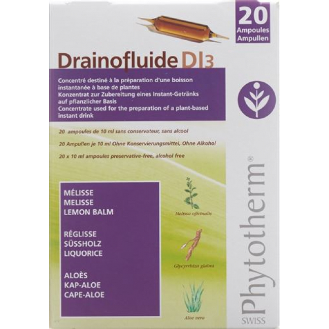 Drainofluide Di 3 20 Trinkampullen 10мл