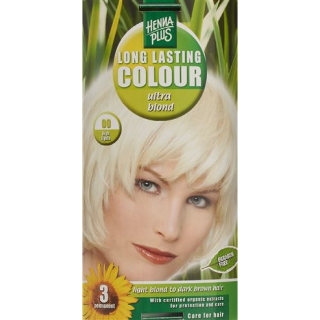 Henna Plus Long Last Colour 00 Ultra Blond