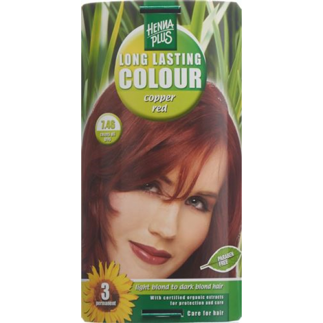 Henna Plus Long Last Colour 7.46 Copper Red