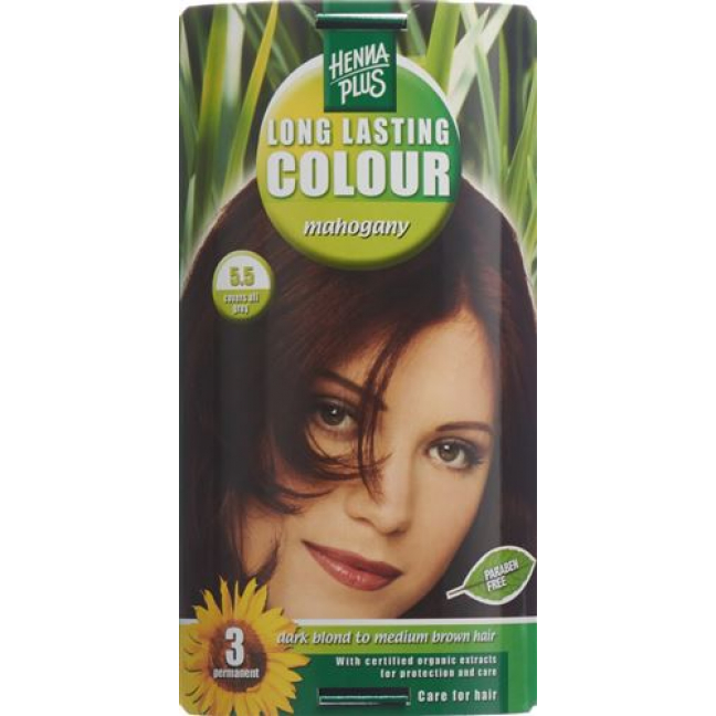 Henna Plus Long Last Colour 5.5 Mahagoni