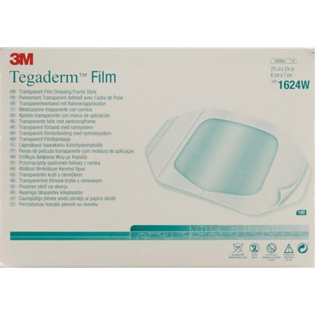 3M Tegaderm Film повязка для ран 6x7см 100 штук