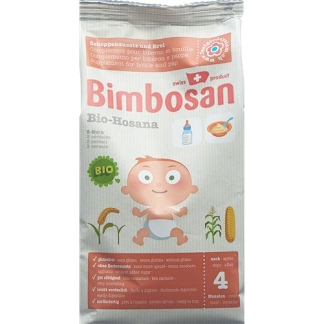 Бимбосан био хоcана 3 зерна (просо,рис,кукуруза) пакет 300 грамм